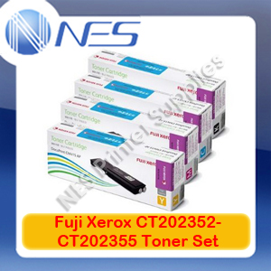 Fuji Xerox Genuine CT202352-CT202355 (x4) High Yield Toner Set for DocuPrint CM415/CM415AP